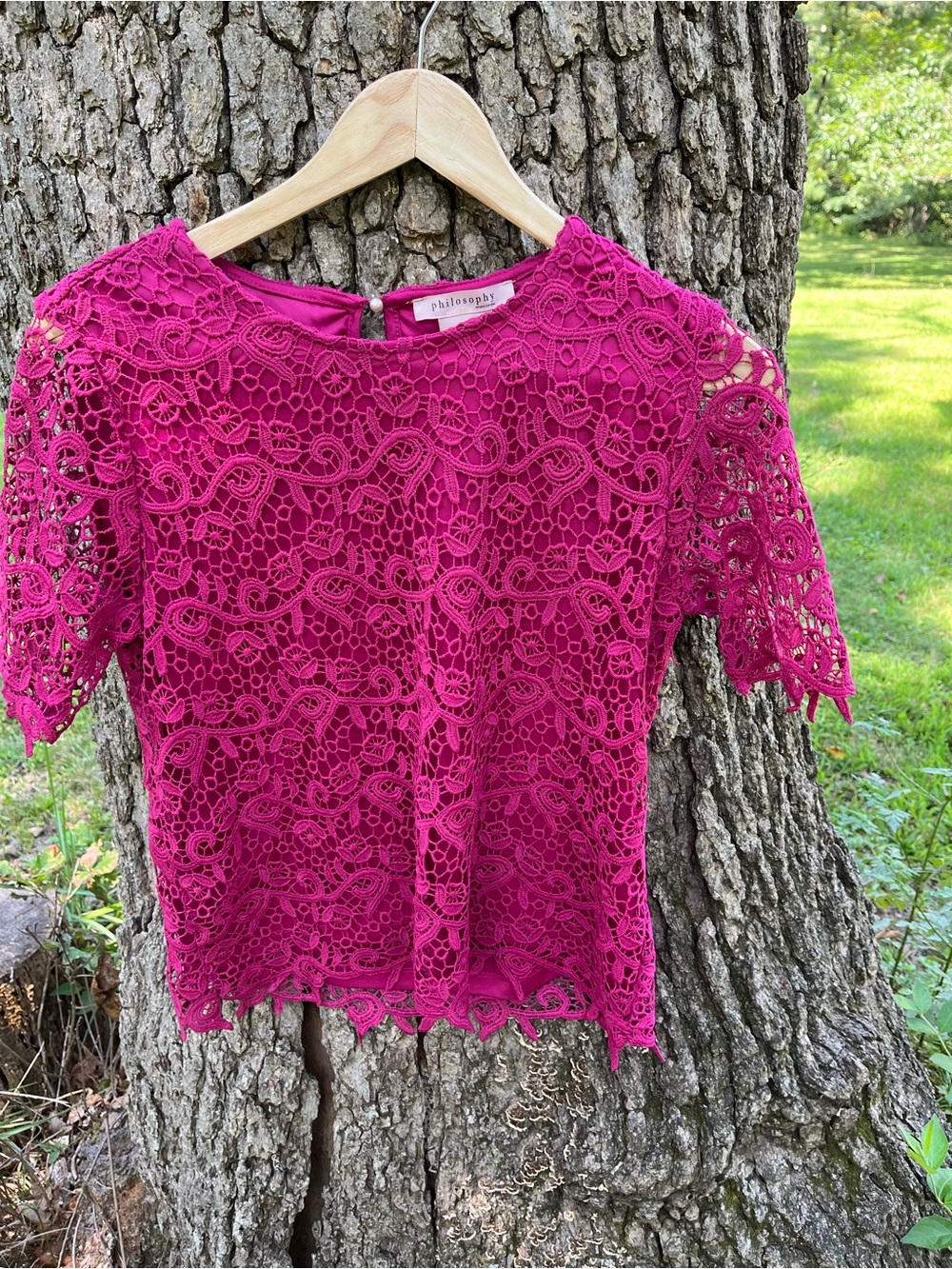 ⭐️Philosophy Lace Blouse in size S